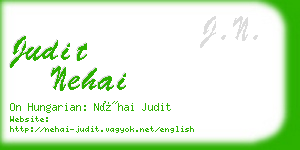 judit nehai business card